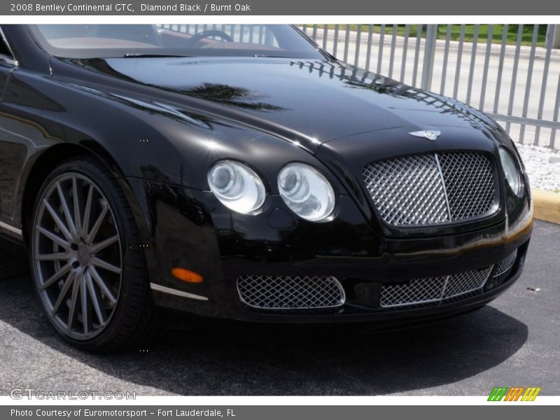 Diamond Black / Burnt Oak 2008 Bentley Continental GTC