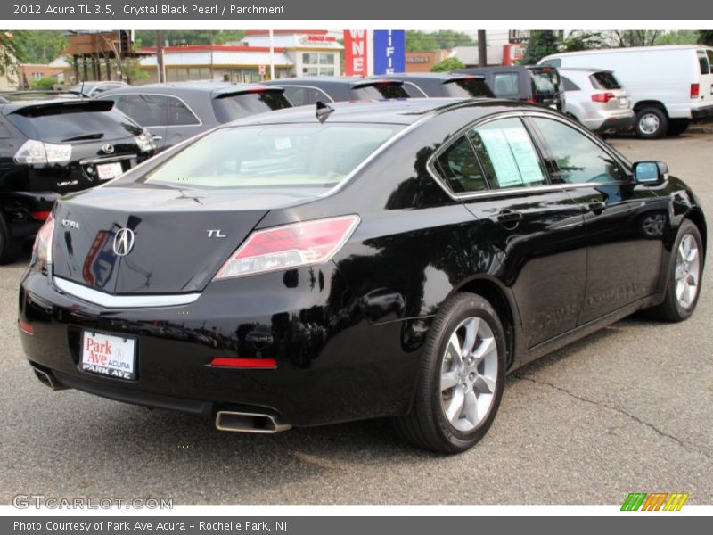 Crystal Black Pearl / Parchment 2012 Acura TL 3.5