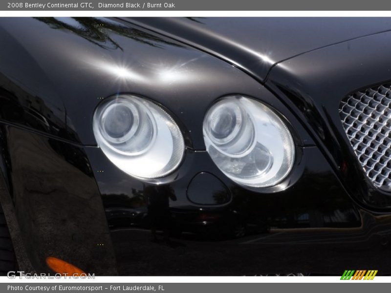 Diamond Black / Burnt Oak 2008 Bentley Continental GTC
