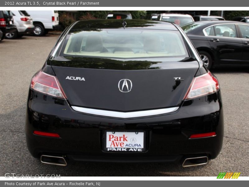 Crystal Black Pearl / Parchment 2012 Acura TL 3.5