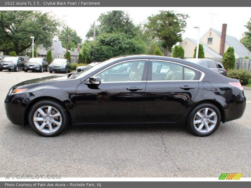 Crystal Black Pearl / Parchment 2012 Acura TL 3.5