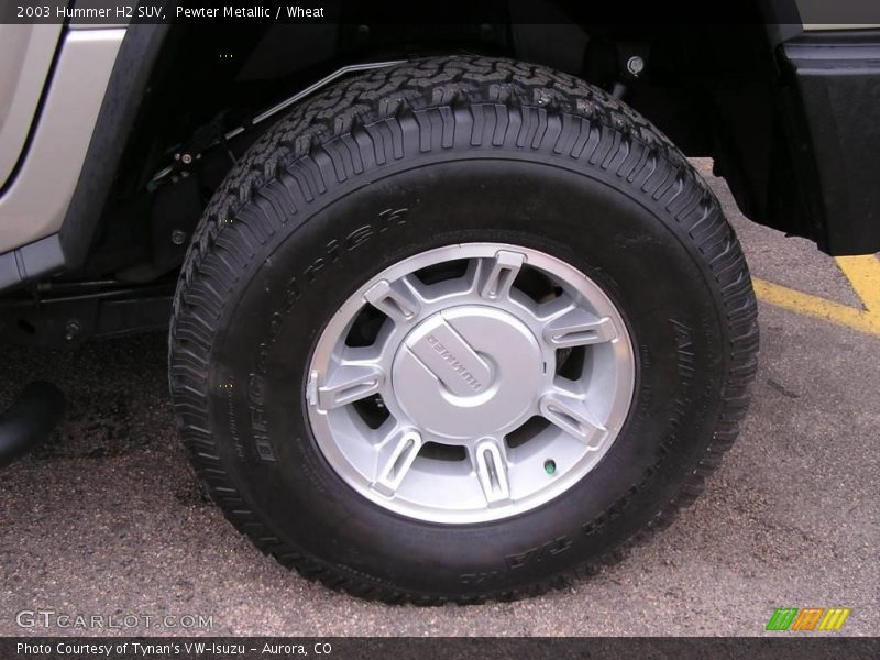 Pewter Metallic / Wheat 2003 Hummer H2 SUV