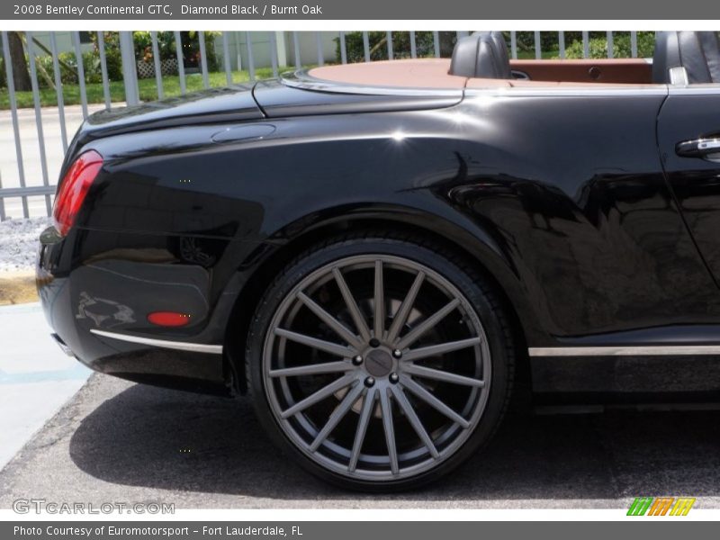 Diamond Black / Burnt Oak 2008 Bentley Continental GTC