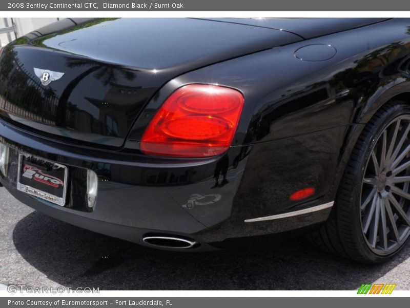 Diamond Black / Burnt Oak 2008 Bentley Continental GTC