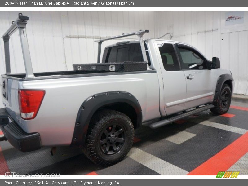 Radiant Silver / Graphite/Titanium 2004 Nissan Titan LE King Cab 4x4