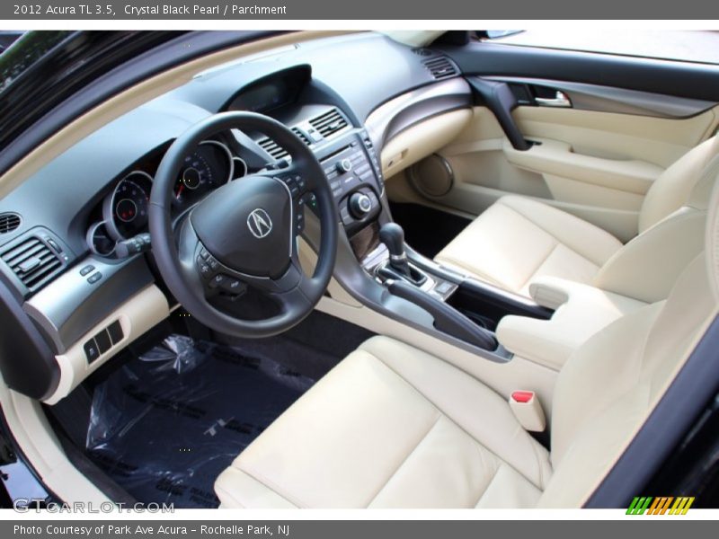 Crystal Black Pearl / Parchment 2012 Acura TL 3.5
