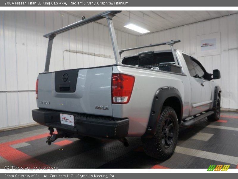 Radiant Silver / Graphite/Titanium 2004 Nissan Titan LE King Cab 4x4