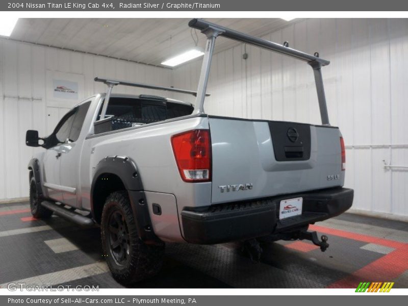 Radiant Silver / Graphite/Titanium 2004 Nissan Titan LE King Cab 4x4