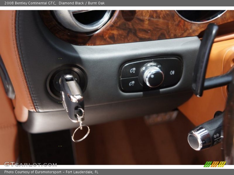 Diamond Black / Burnt Oak 2008 Bentley Continental GTC