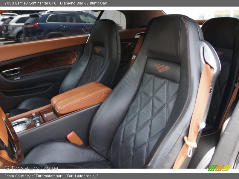 Diamond Black / Burnt Oak 2008 Bentley Continental GTC