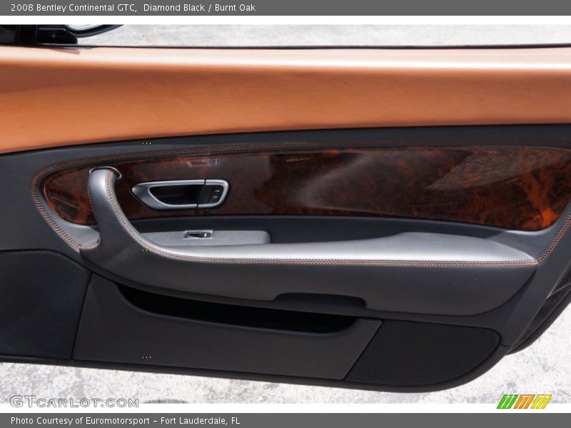 Diamond Black / Burnt Oak 2008 Bentley Continental GTC