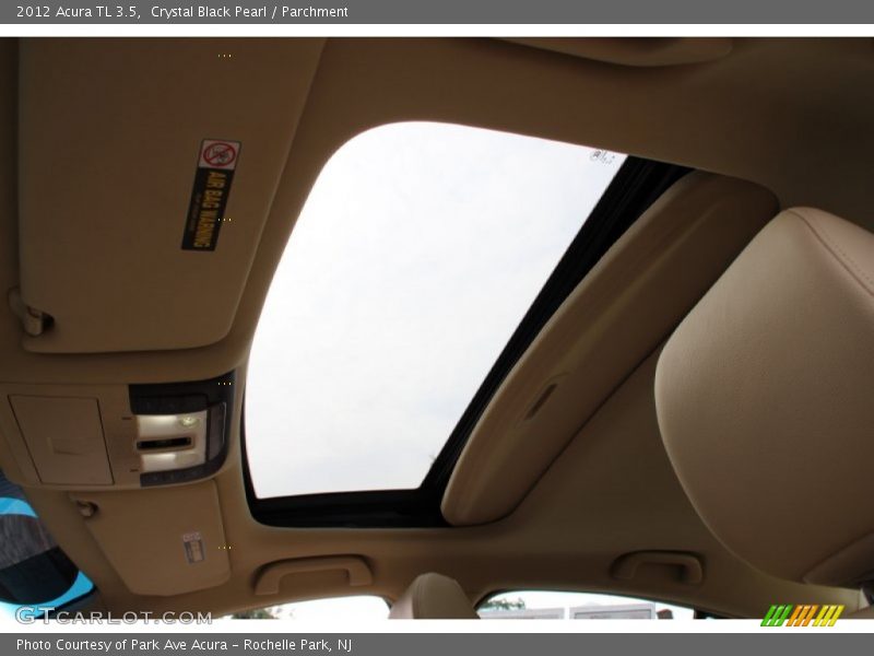 Crystal Black Pearl / Parchment 2012 Acura TL 3.5