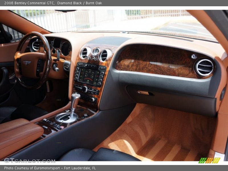 Diamond Black / Burnt Oak 2008 Bentley Continental GTC