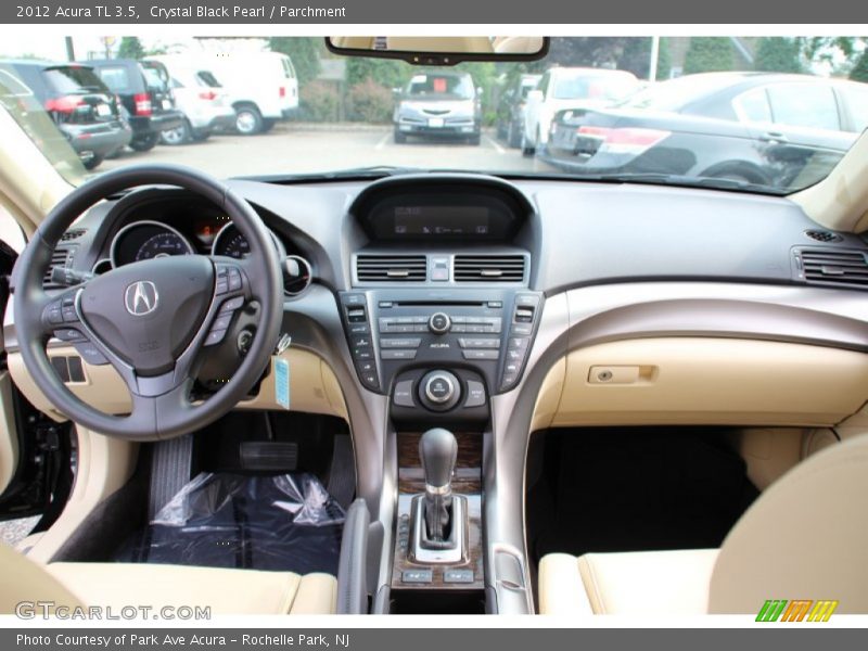 Crystal Black Pearl / Parchment 2012 Acura TL 3.5