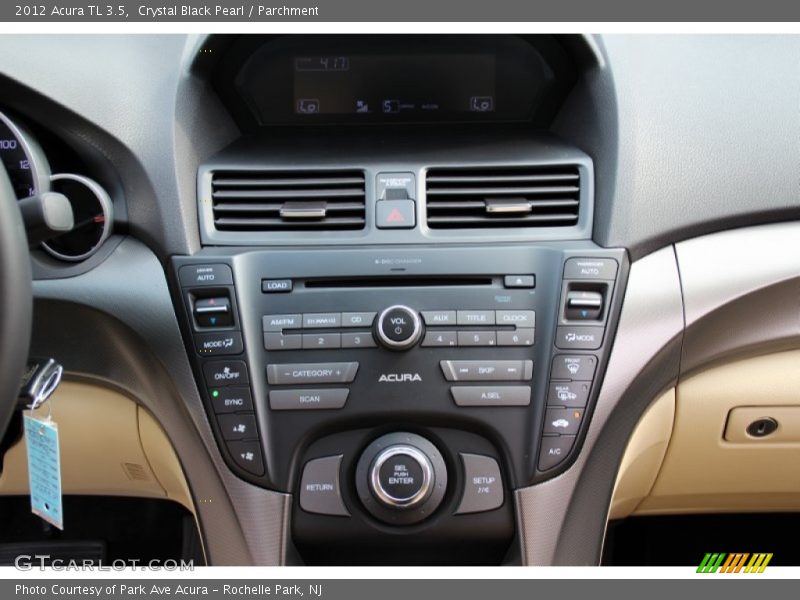 Crystal Black Pearl / Parchment 2012 Acura TL 3.5