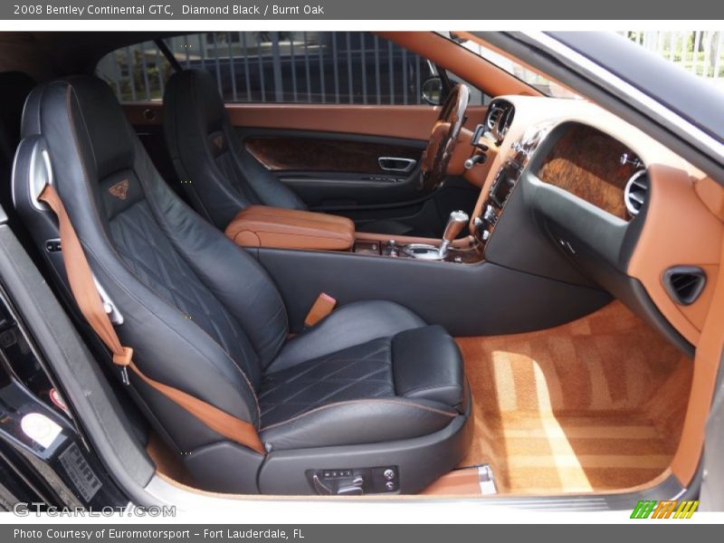 Diamond Black / Burnt Oak 2008 Bentley Continental GTC