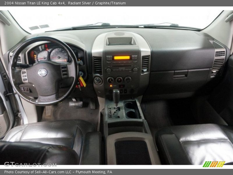 Radiant Silver / Graphite/Titanium 2004 Nissan Titan LE King Cab 4x4