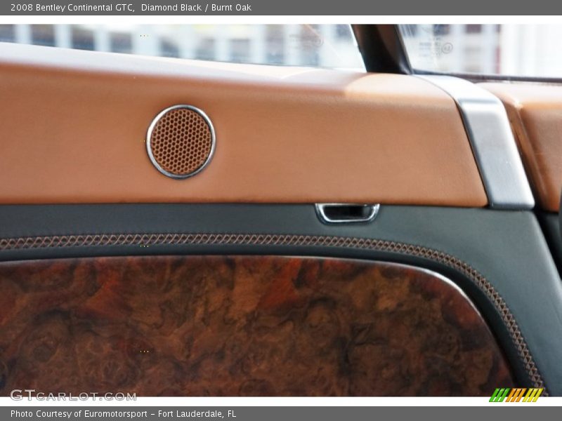Diamond Black / Burnt Oak 2008 Bentley Continental GTC