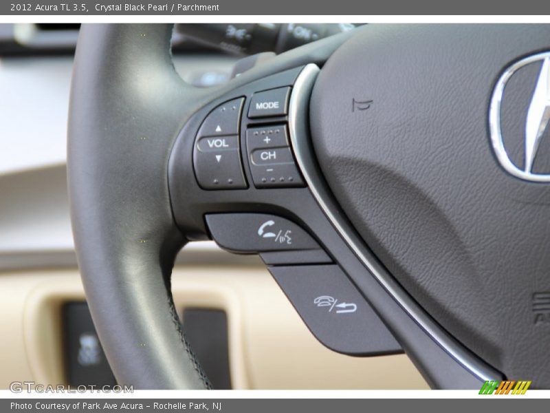 Crystal Black Pearl / Parchment 2012 Acura TL 3.5