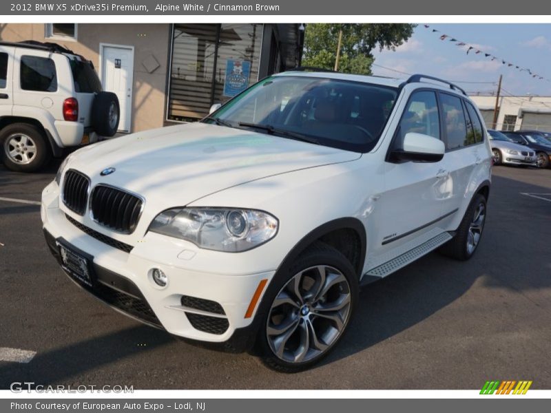 Alpine White / Cinnamon Brown 2012 BMW X5 xDrive35i Premium