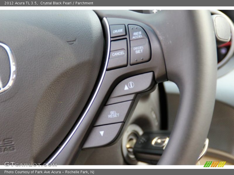 Crystal Black Pearl / Parchment 2012 Acura TL 3.5