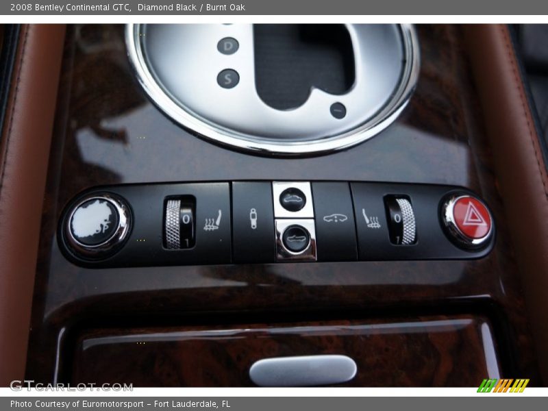 Diamond Black / Burnt Oak 2008 Bentley Continental GTC
