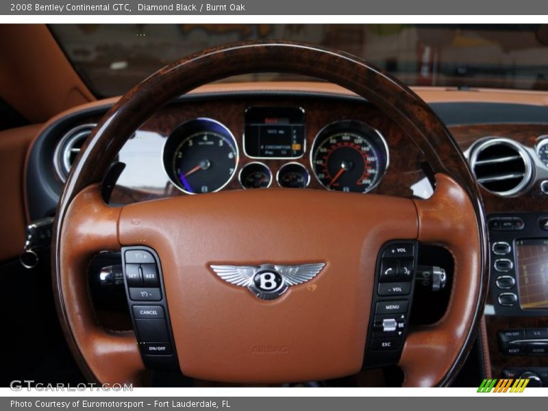 Diamond Black / Burnt Oak 2008 Bentley Continental GTC