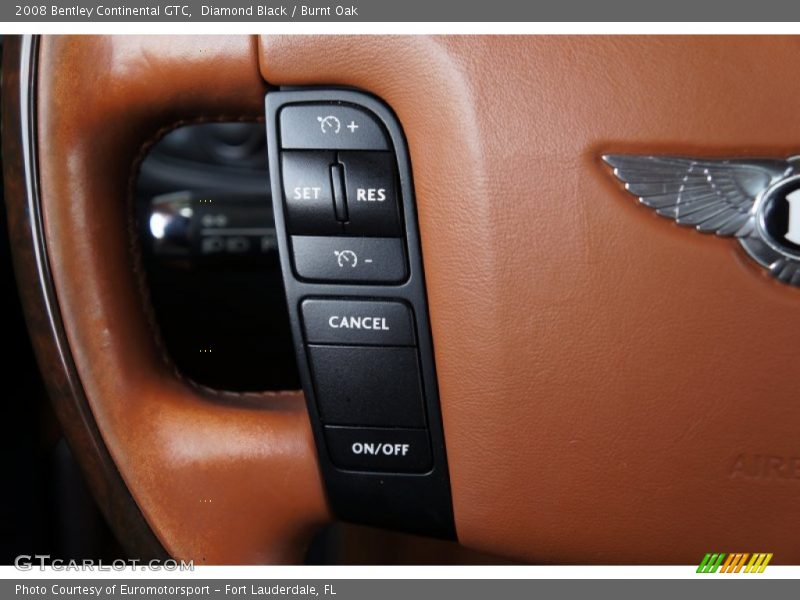 Diamond Black / Burnt Oak 2008 Bentley Continental GTC