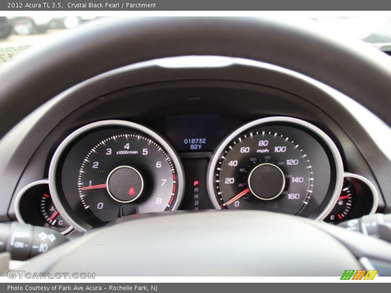 Crystal Black Pearl / Parchment 2012 Acura TL 3.5