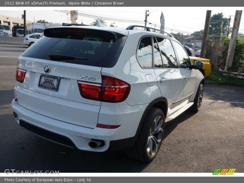 Alpine White / Cinnamon Brown 2012 BMW X5 xDrive35i Premium