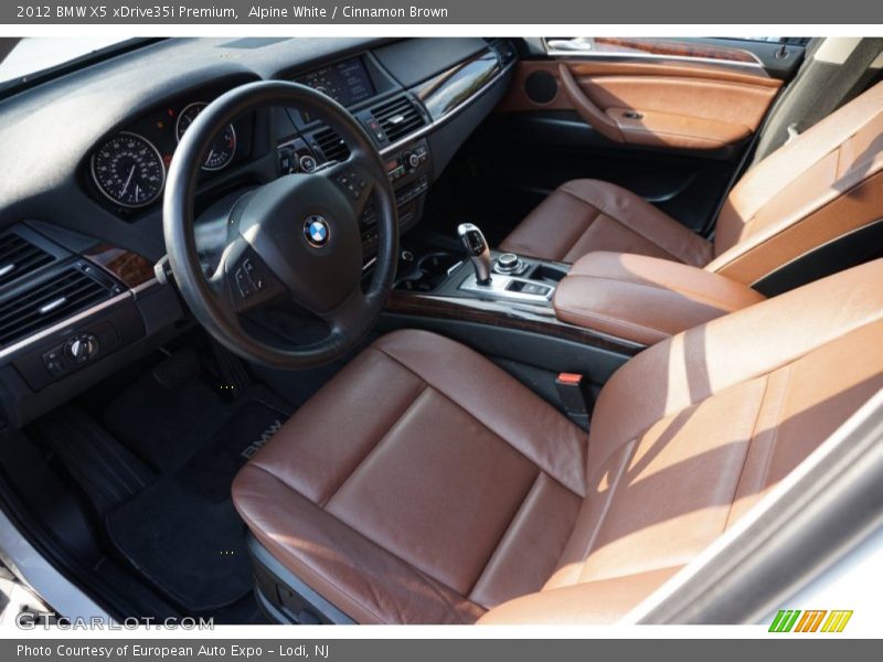 Alpine White / Cinnamon Brown 2012 BMW X5 xDrive35i Premium