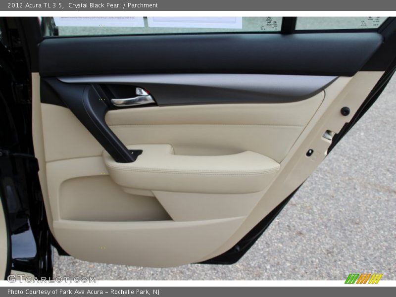Crystal Black Pearl / Parchment 2012 Acura TL 3.5