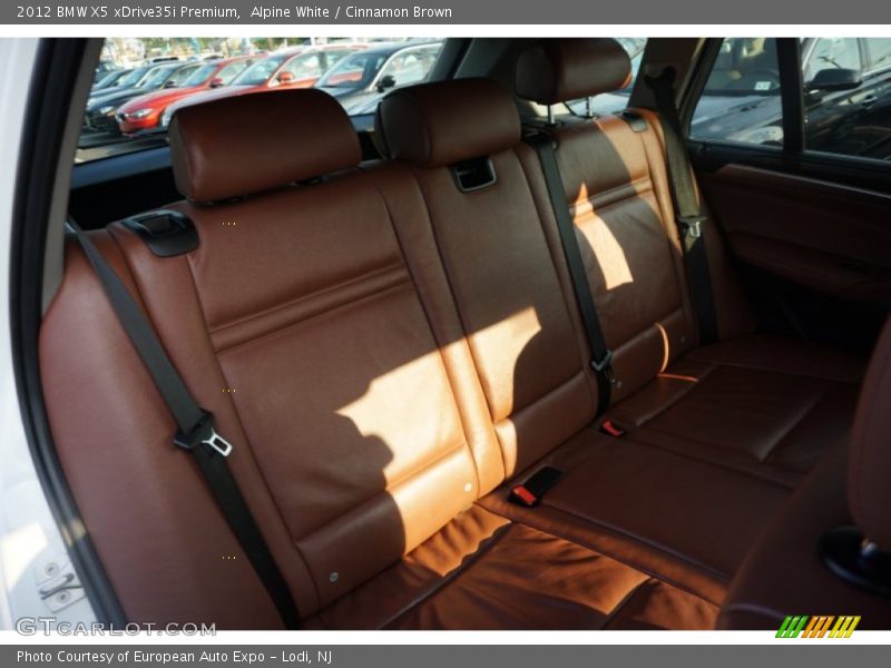 Alpine White / Cinnamon Brown 2012 BMW X5 xDrive35i Premium