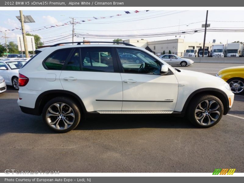 Alpine White / Cinnamon Brown 2012 BMW X5 xDrive35i Premium