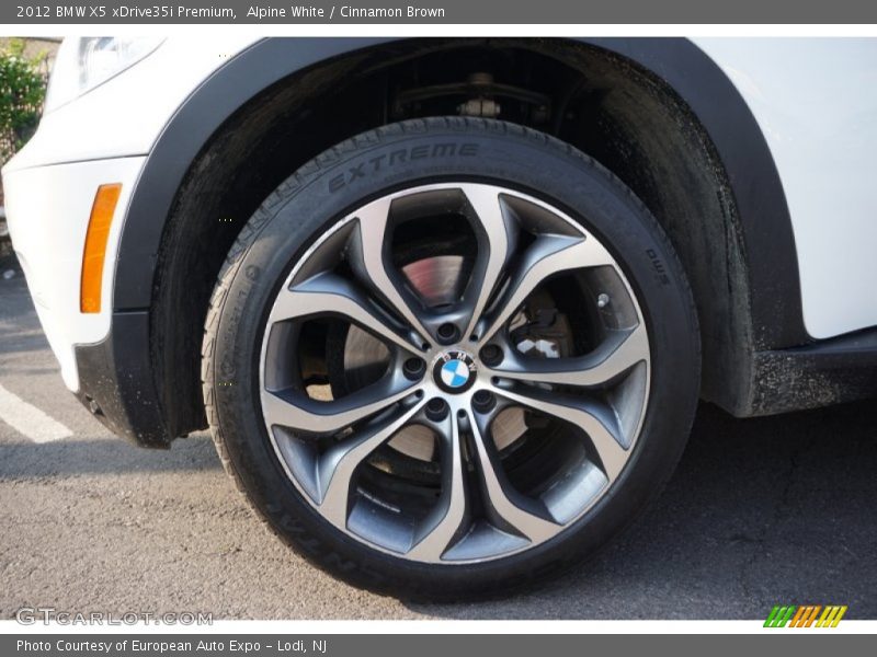 Alpine White / Cinnamon Brown 2012 BMW X5 xDrive35i Premium