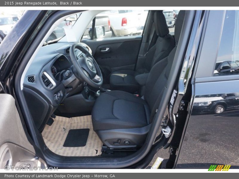 Black / Black 2015 Jeep Renegade Latitude