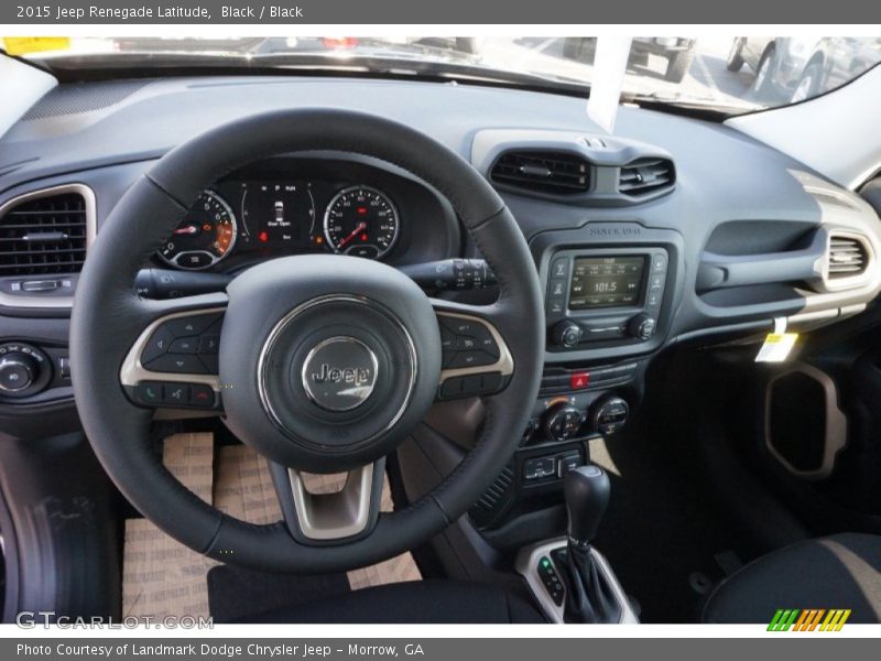 Black / Black 2015 Jeep Renegade Latitude