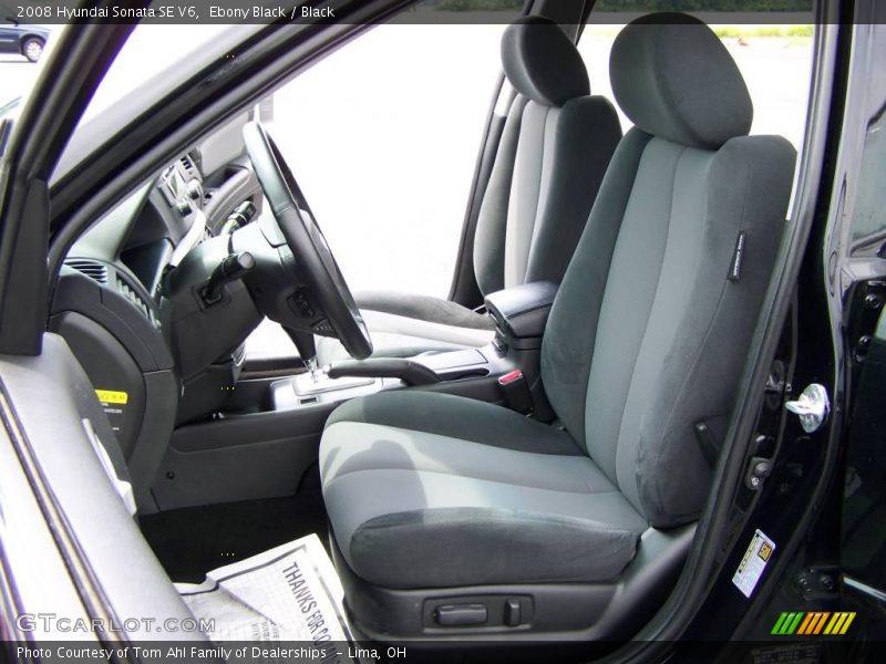 Ebony Black / Black 2008 Hyundai Sonata SE V6