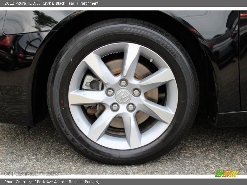 Crystal Black Pearl / Parchment 2012 Acura TL 3.5