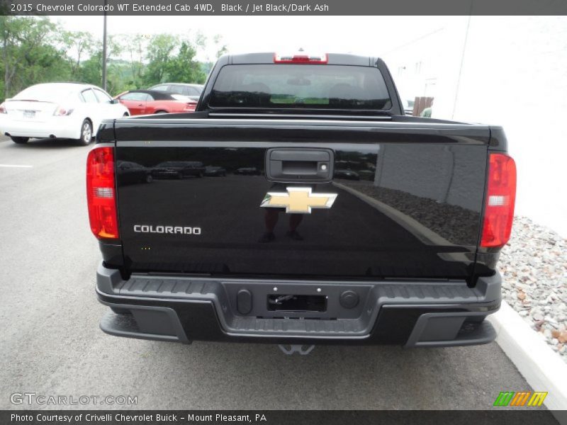 Black / Jet Black/Dark Ash 2015 Chevrolet Colorado WT Extended Cab 4WD