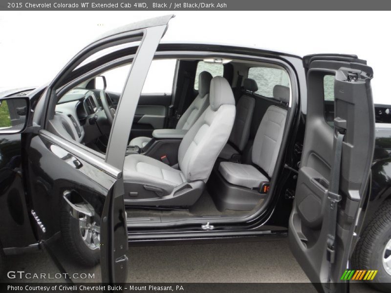  2015 Colorado WT Extended Cab 4WD Jet Black/Dark Ash Interior