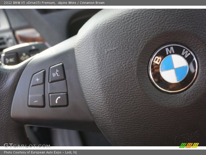 Alpine White / Cinnamon Brown 2012 BMW X5 xDrive35i Premium