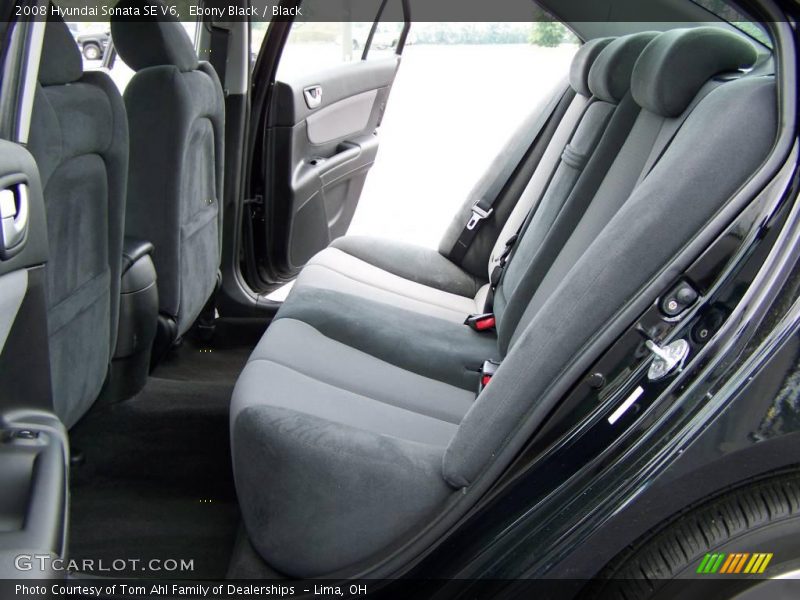 Ebony Black / Black 2008 Hyundai Sonata SE V6