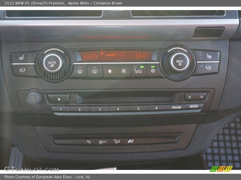 Alpine White / Cinnamon Brown 2012 BMW X5 xDrive35i Premium