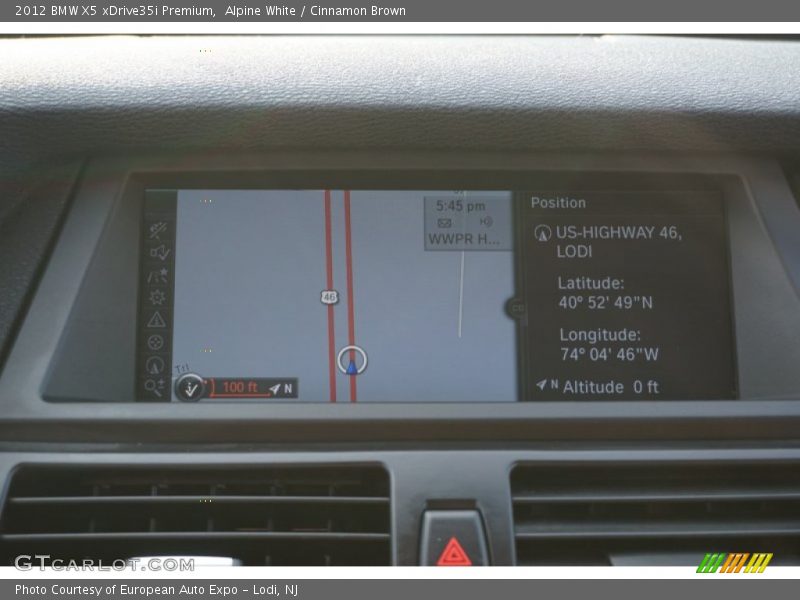 Alpine White / Cinnamon Brown 2012 BMW X5 xDrive35i Premium