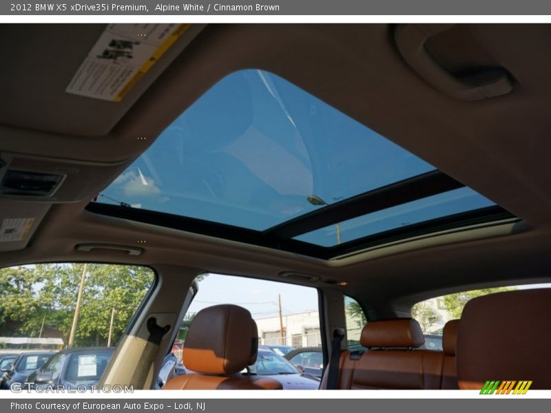 Alpine White / Cinnamon Brown 2012 BMW X5 xDrive35i Premium