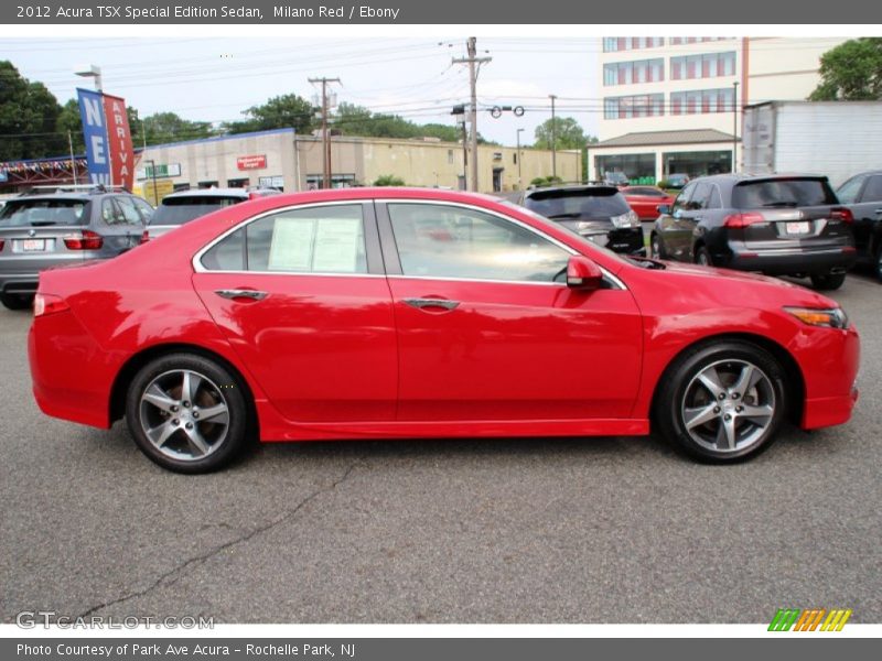 Milano Red / Ebony 2012 Acura TSX Special Edition Sedan