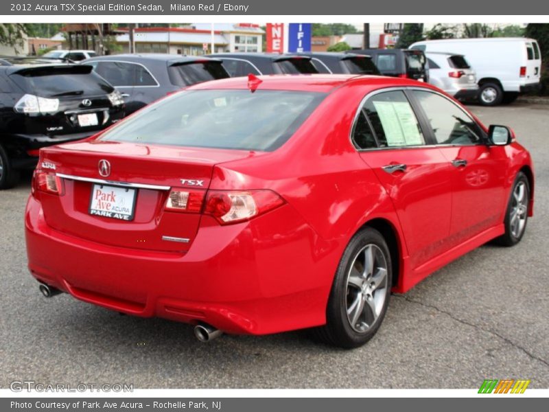 Milano Red / Ebony 2012 Acura TSX Special Edition Sedan