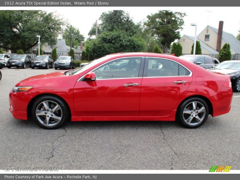 Milano Red / Ebony 2012 Acura TSX Special Edition Sedan