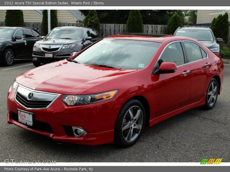 Milano Red / Ebony 2012 Acura TSX Special Edition Sedan